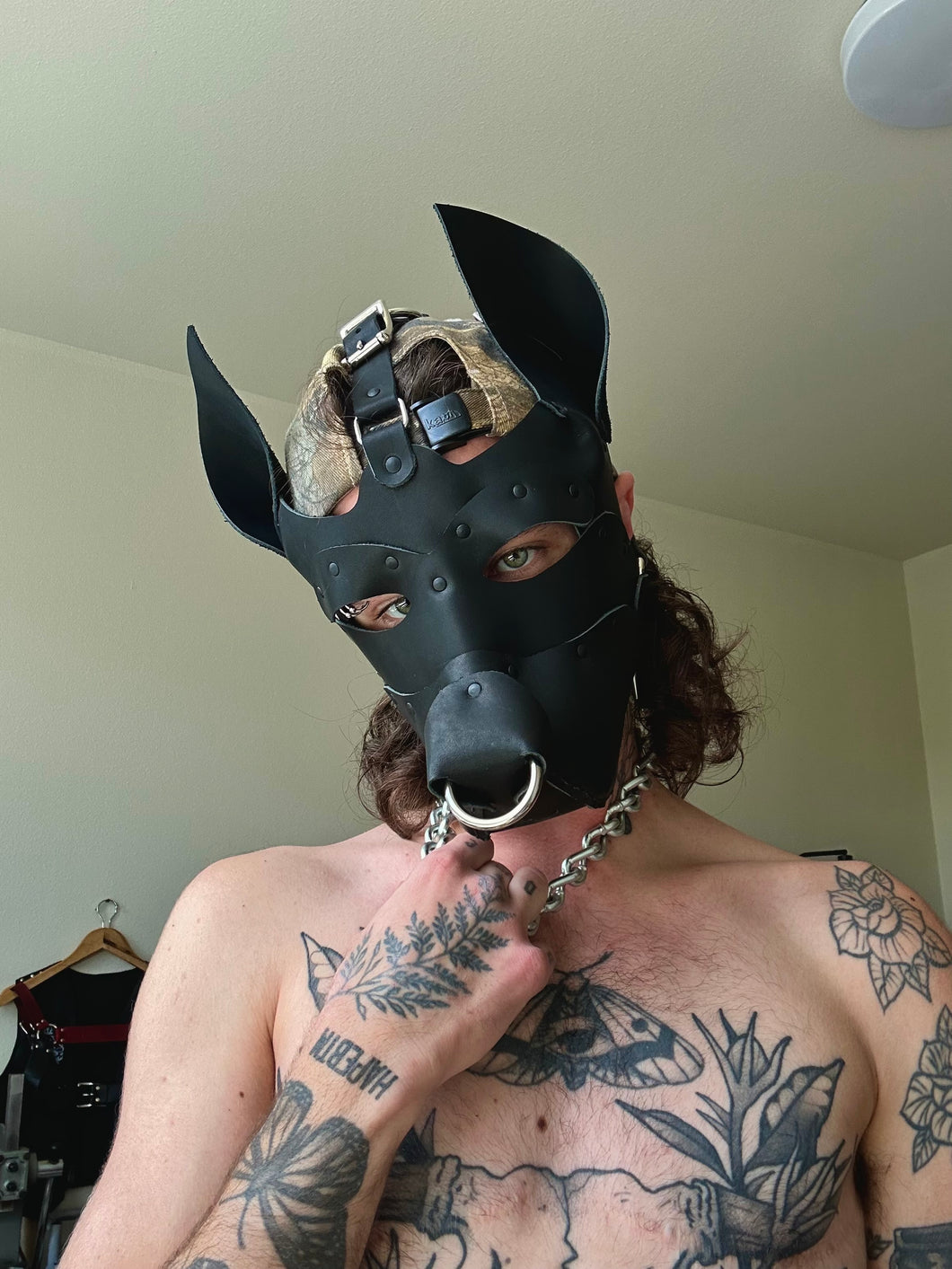 black pup hood